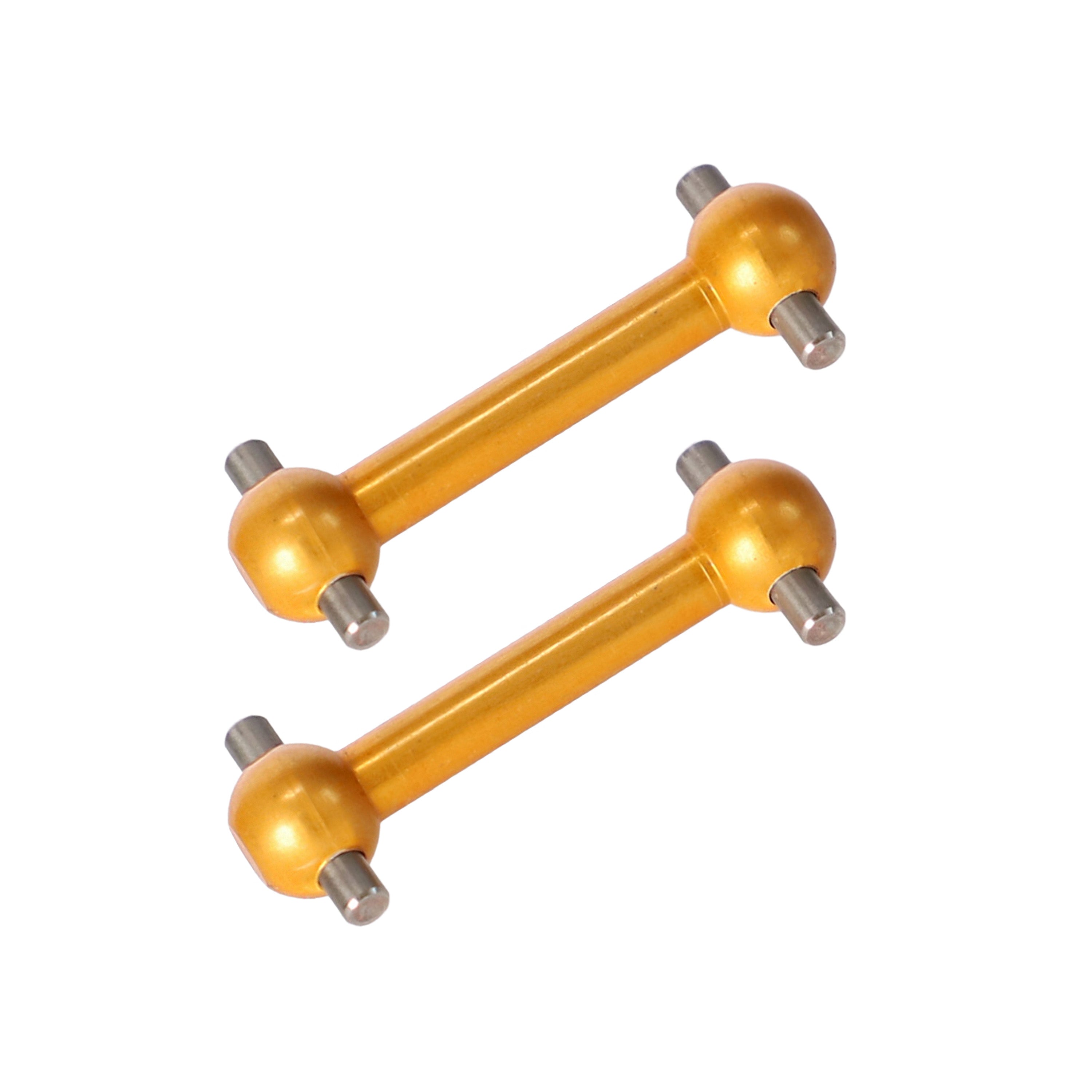 Orange Alu Replacement Dog Bones Fits Tamiya TT01 TT01E TT02 RC